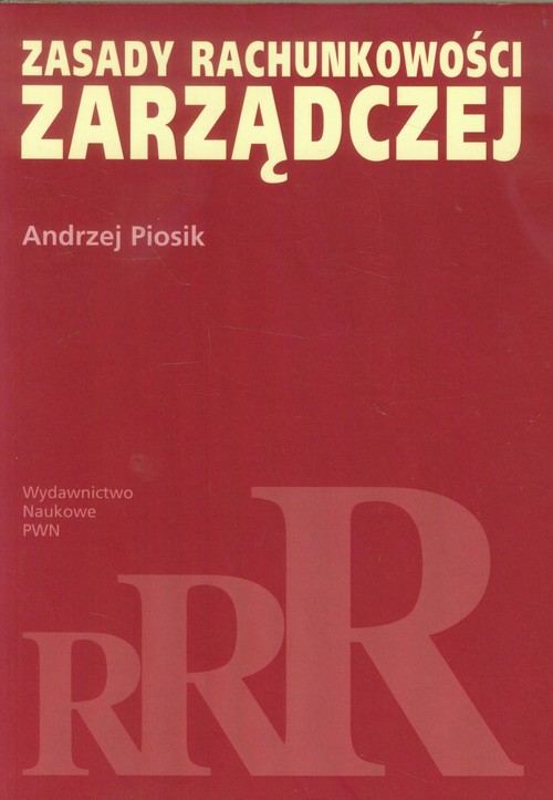 Image of Zasady rachunkowości zarządczej