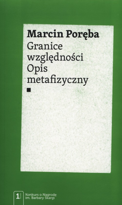 Image of Granice względności Opis metafizyczny