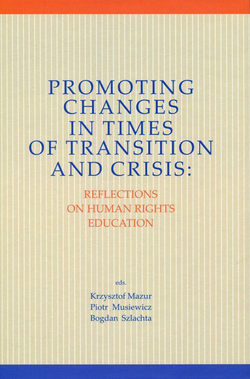Image of Promoting Changes in Times of Transition and Crisis Reflection on Human Rights Education