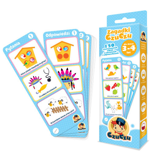 Image of Zagadki CzuCzu dla dzieci od 3-4 lat