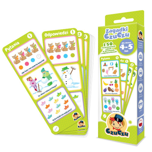 Image of Zagadki CzuCzu dla dzieci od 4-5 lat