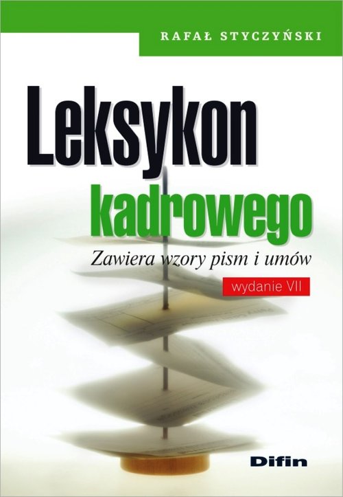 Image of Leksykon kadrowego Zawiera wzory pism i umów