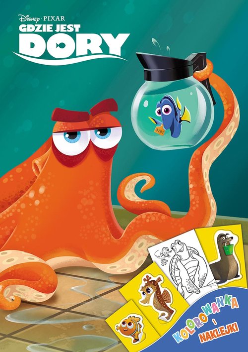 Image of Gdzie jest Dory? Kolorowanka i naklejki