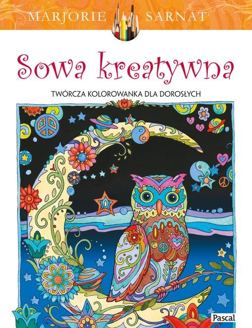 Image of Sowa kreatywna. Kolorowanka