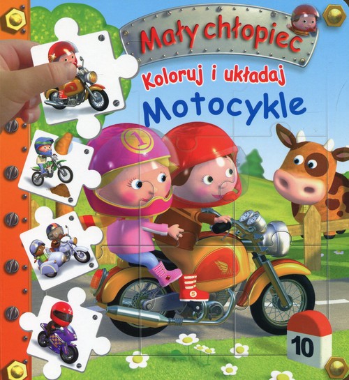 Image of Koloruj i układaj Motocykle Mały chłopiec