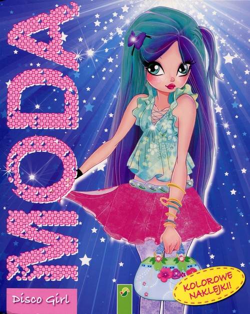 Image of Moda Disco Girl Kolorowe naklejki