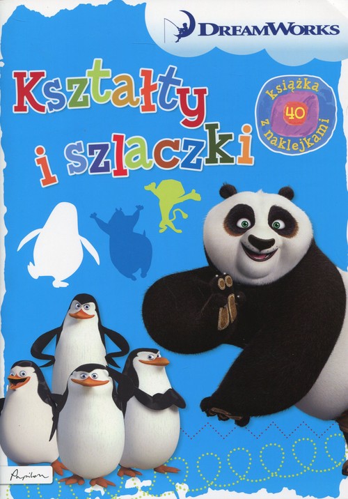 Image of Dream Works Kształty i szlaczki Książka z naklejkami