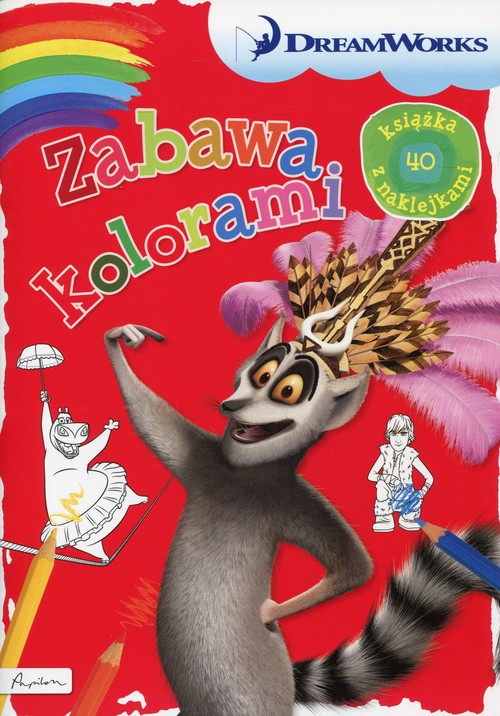 Image of Dream Works Zabawa kolorami Książka z naklejkami