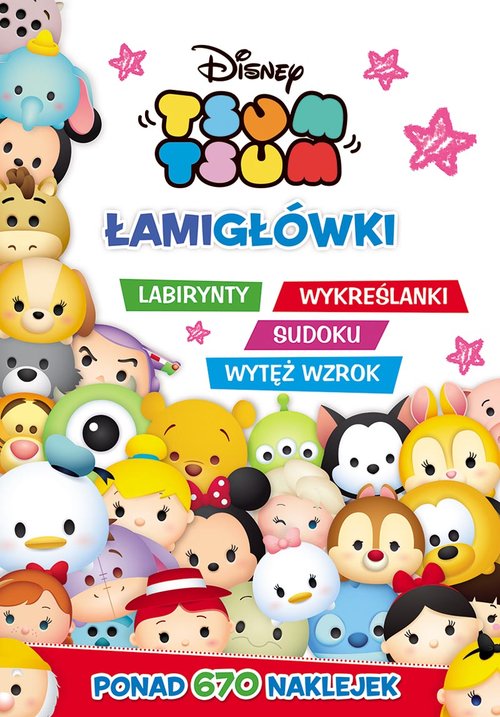 Image of Tsum Tsum Łamigłówki labirynty wykreślanki sudoku wytęż wzrok