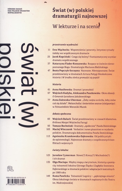 Image of Świat w polskiej dramaturgii najnowszej W radiu. W lekturze i na scenie