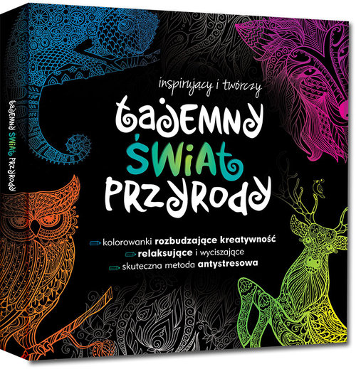 Image of Tajemny świat przyrody Kolorowanki rozbudzające kreatywność