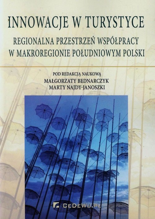 Image of Innowacje w turystyce Regionalna przestrzeń współpracy w makroregionie południowym Polski