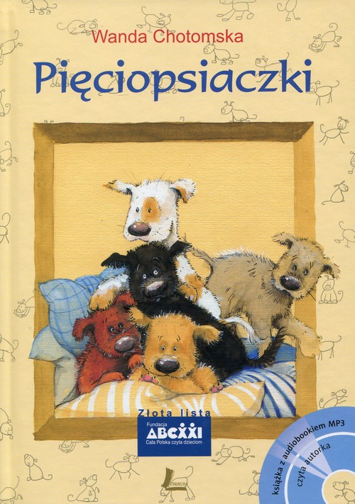 Image of Pięciopsiaczki Książka z audiobookiem MP3