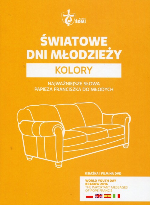 Image of Światowe dni młodzieży Kolory + DVD Najważniejsze słowa papieża Franciszka do młodych