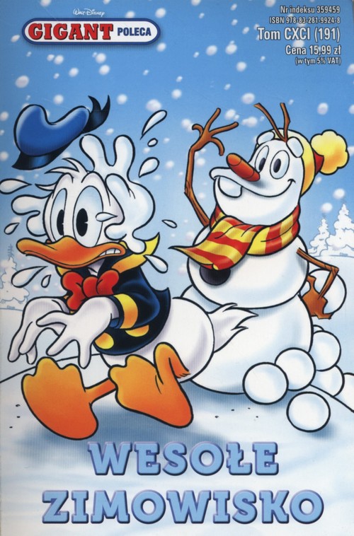 Image of Gigant poleca Wesołe zimowisko Tom 191