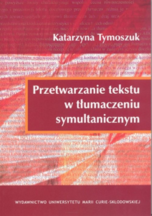 Image of Przetwarzanie tekstu w tłumaczeniu symultanicznym