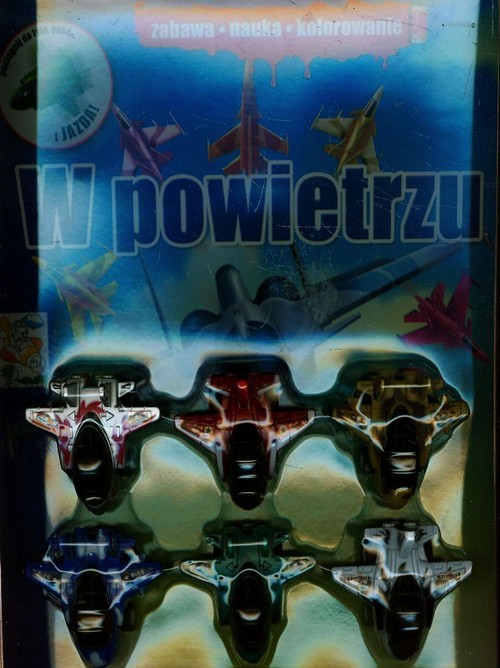 Image of W powietrzu Zabawa nauka kolorowanie