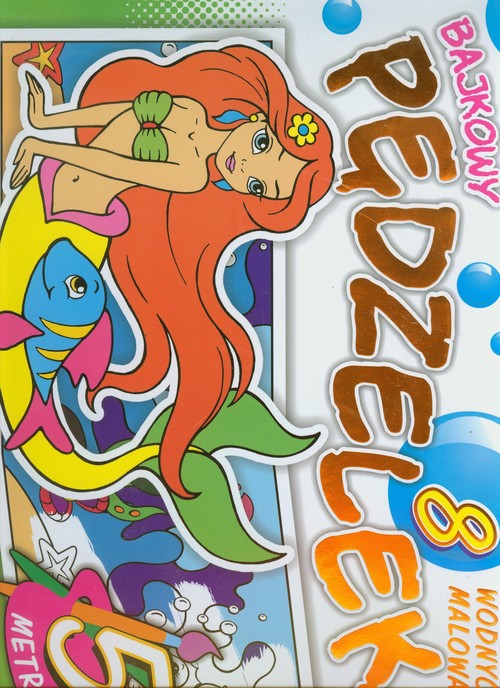 Image of Bajkowy pędzelek 8 wodnych malowanek