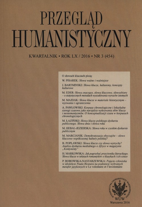 Image of Przegląd Humanistyczny 3/2016