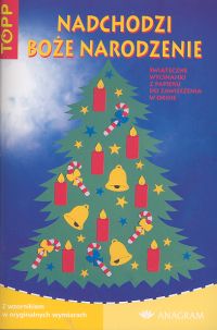 Image of Nadchodzi Boże Narodzenie Świąteczne wycinanki z papieru do zawieszenia w oknie