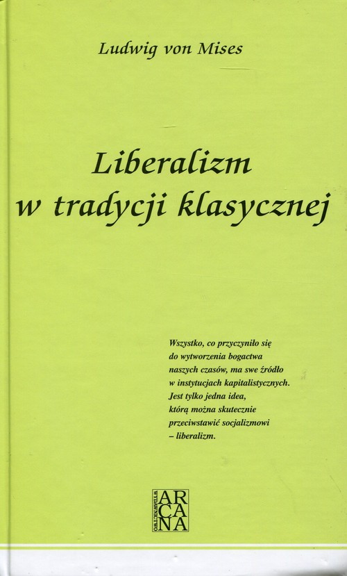 Image of Liberalizm w tradycji klasycznej