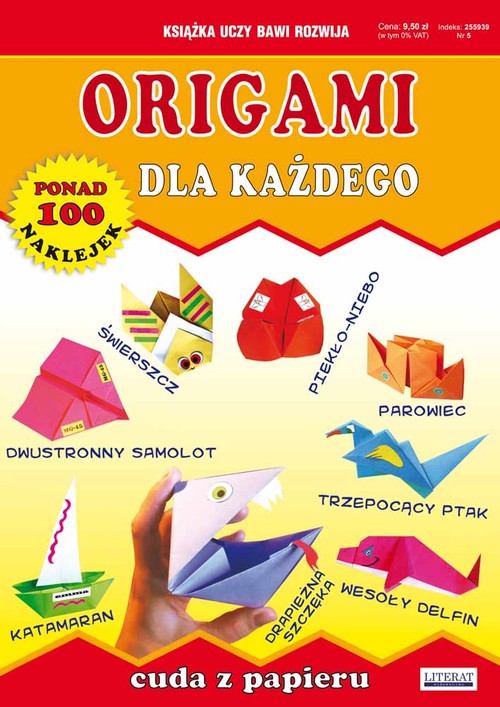 Image of Origami dla każdego Cuda z papieru Ponad 100 naklejek