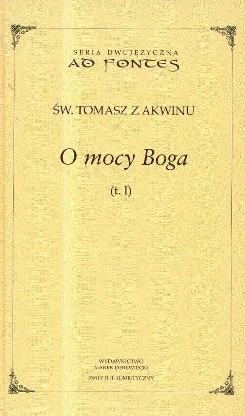 Image of O mocy Boga Tom 1