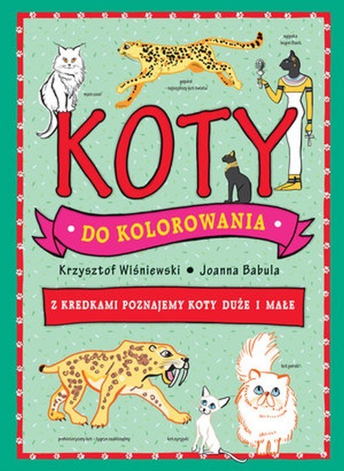 Image of Koty do kolorowania Z kredkami dookoła świata