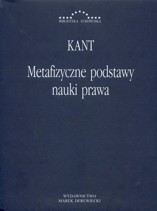 Image of Metafizyczne podstawy nauki prawa