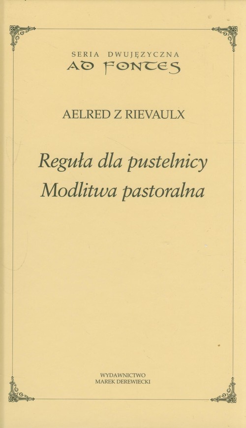 Image of Reguła dla pustelnicy Modlitwa pastoralna