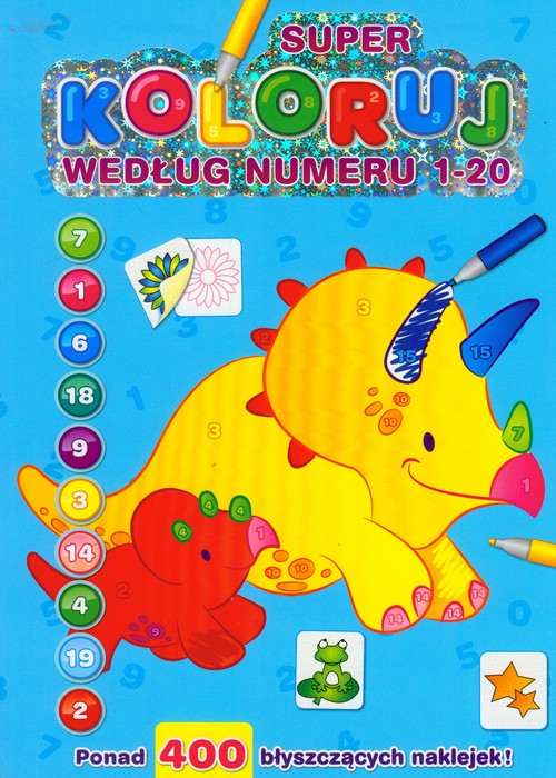 Image of Super Koloruj według numeru 1-20