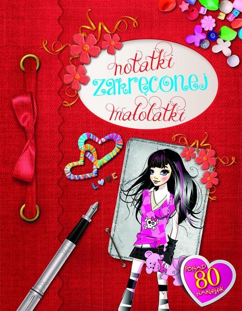 Image of Notatki zakręconej małolatki + ponad 80 naklejek