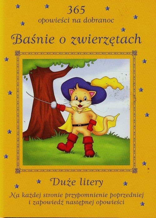 Image of Baśnie o zwierzętach 365 opowieści na dobranoc Duże litery