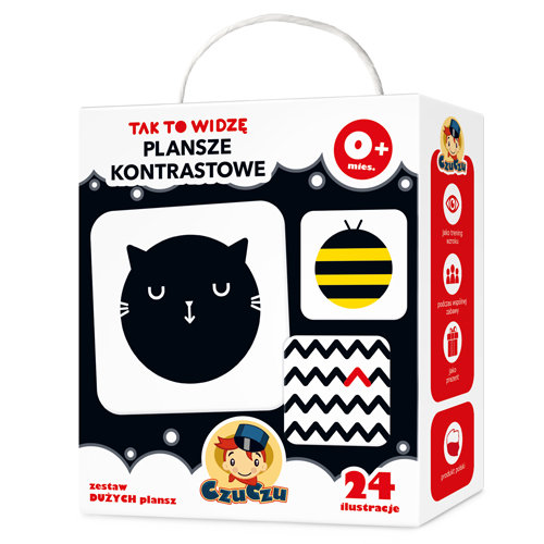Image of CzuCzu Tak to widzę Plansze kontrastowe 0+