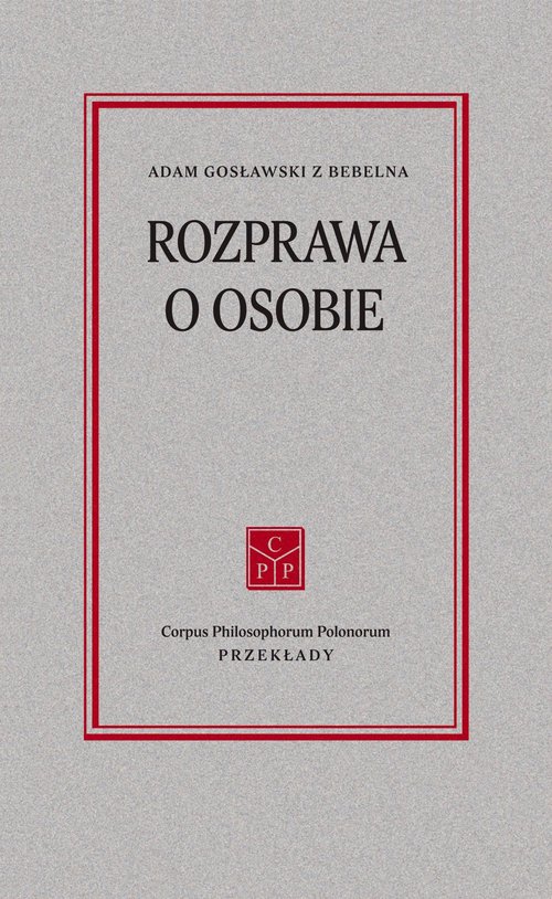 Image of Rozprawa o osobie