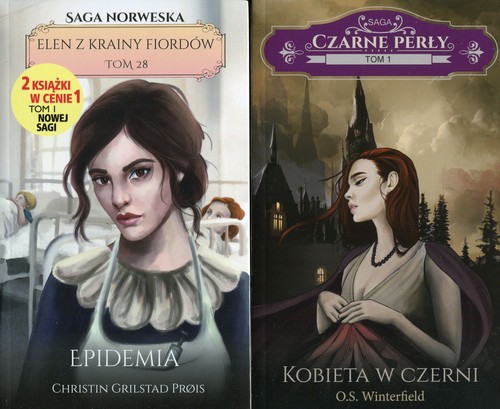 Image of Elen z krainy fiordów Tom 28 Epidemia / Czarne perły Tom 1 Kobieta w czerni Pakiet