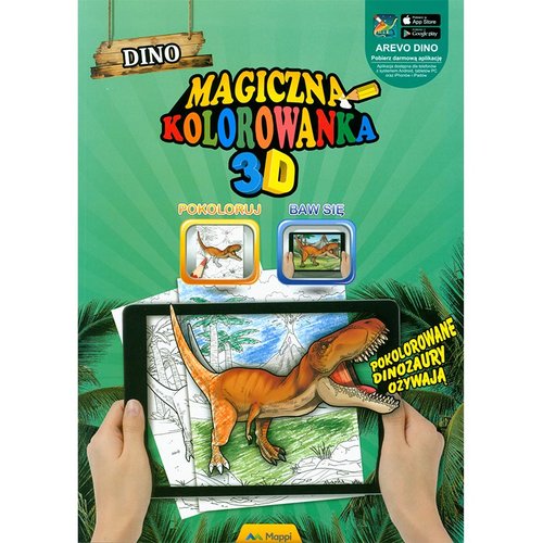 Image of Magiczna kolorowanka 3D Dino