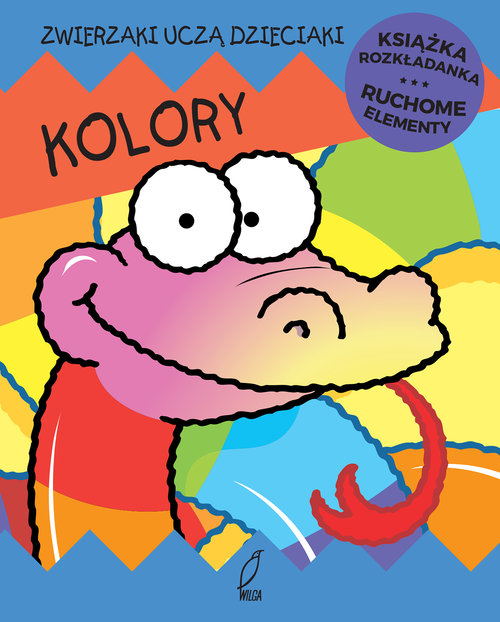 Image of Kolory Ruchome elementy Książka rozkładanka
