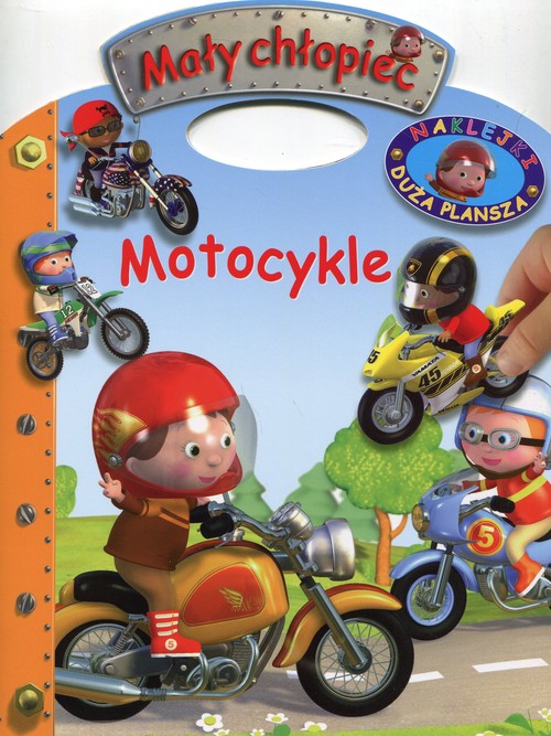 Image of Mały chłopiec Motocykle Naklejki Duża plansza