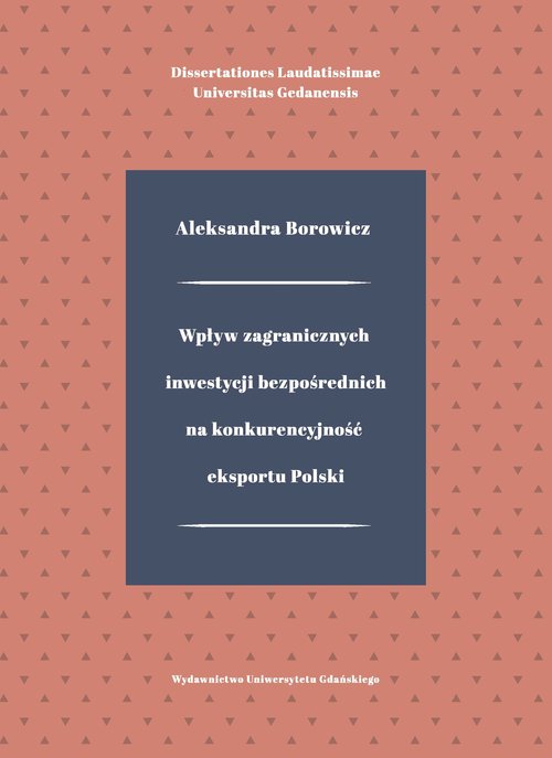 Image of Wpływ zagranicznych inwestycji bezpośrednich na konkurencyjność eksportu Polski