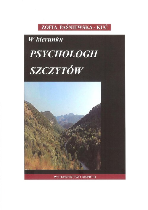 Image of W kierunku psychologii szczytów