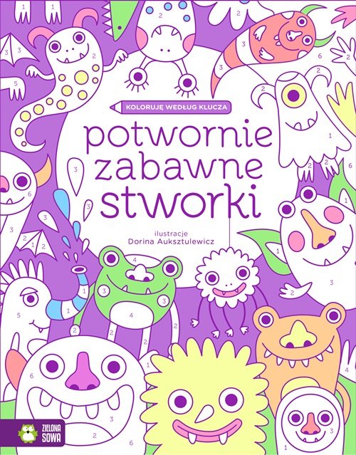Image of Koloruję według klucza Potwornie zabawne stworki