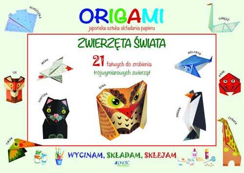 Image of Wycinam składam sklejam Origami Zwierzęta świata