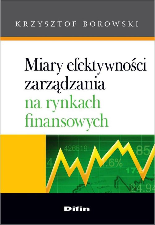 Image of Miary efektywności zarządzania na rynkach finansowych