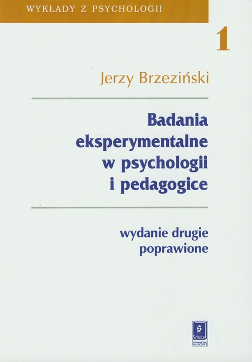 Image of Badania eksperymentalne w psychologii i pedagogice