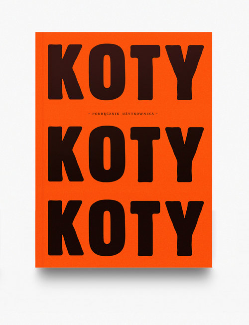 Image of Koty Podręcznik użytkownika pomarańczowy