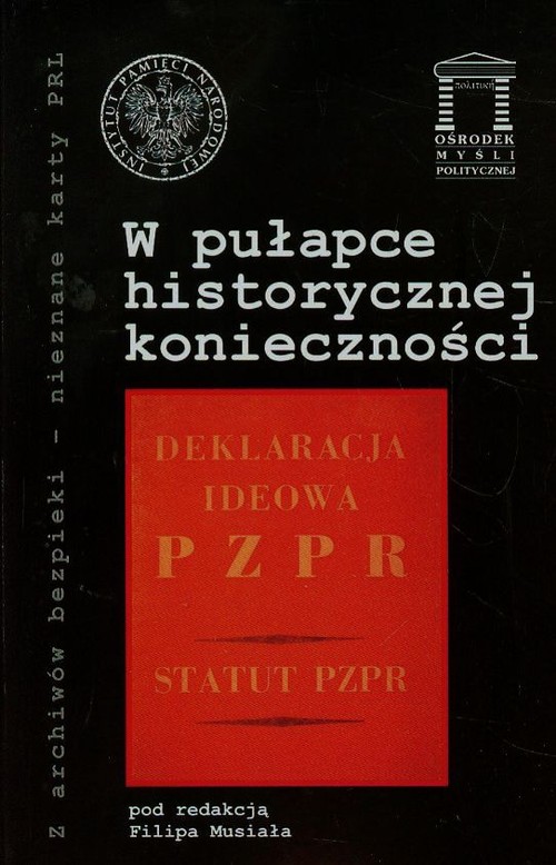 Image of W pułapce historycznej konieczności Tom 20
