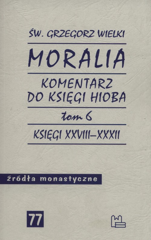 Image of Moralia Komentarz do Księgi Hioba Tom 6
