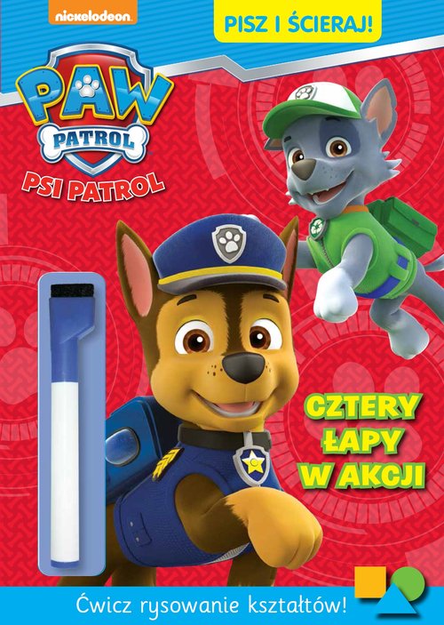 Image of Psi Patrol Pisz i ścieraj! Tom 1 Cztery łapy w akcji