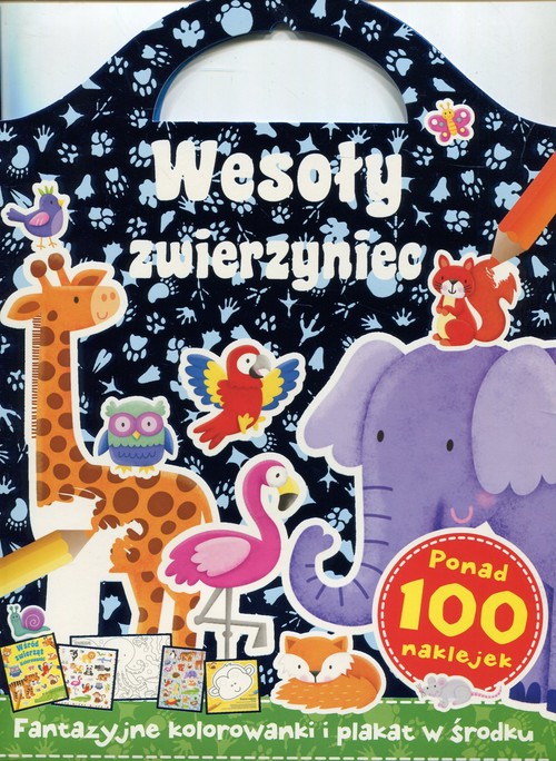 Image of Wesoły zwierzyniec Fantazyjne kolorowanki
